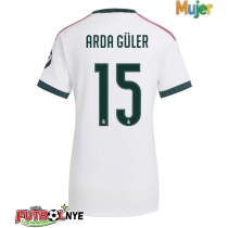 Camiseta Real Madrid Arda Guler #15 Primera Equipación para mujer 2026-27 manga corta